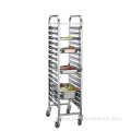 Square Tube Bakery Bread Rack Trolley